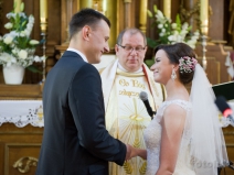 Ślub w kościele w Czersku