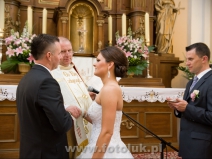 Ceremonia ślubna kościelna w Czersku